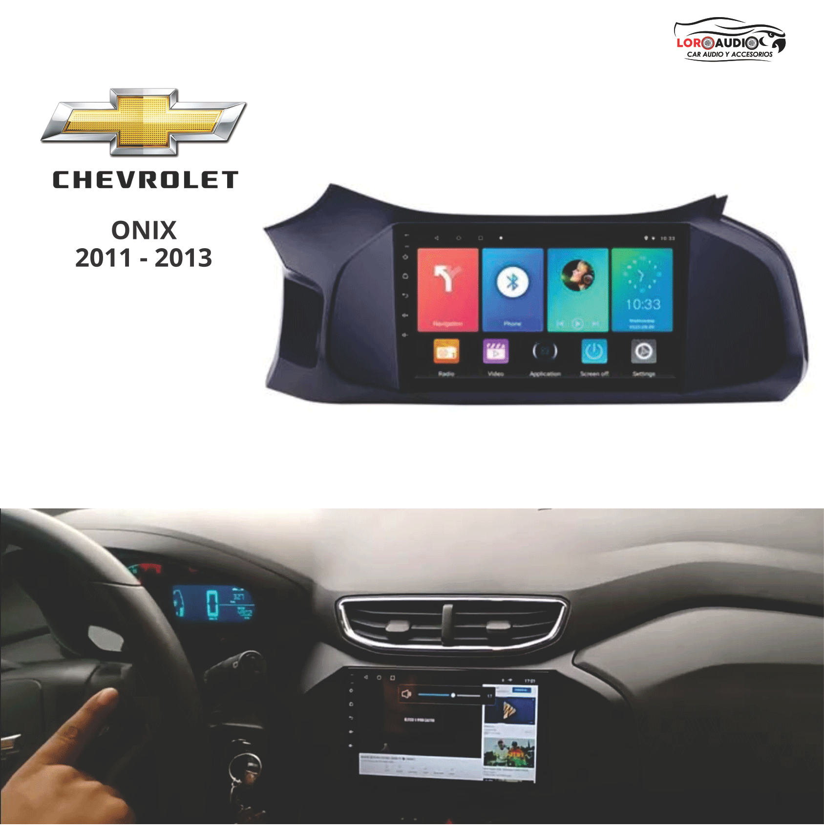 Radio Chevrolet Onix 2011-2013 Bogota Colombia