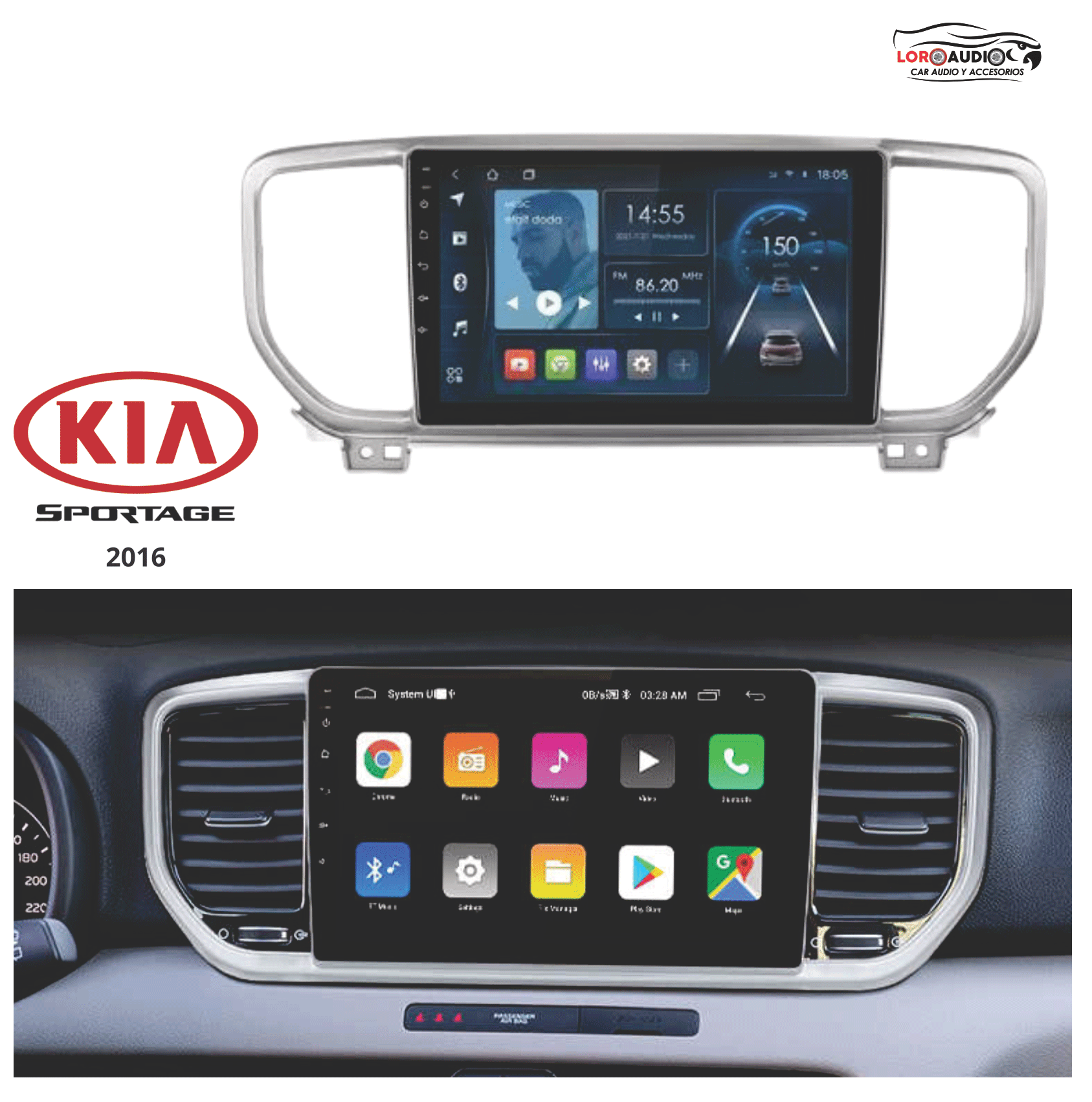 Radio Kia Sportage 2016 Bogota Colombia