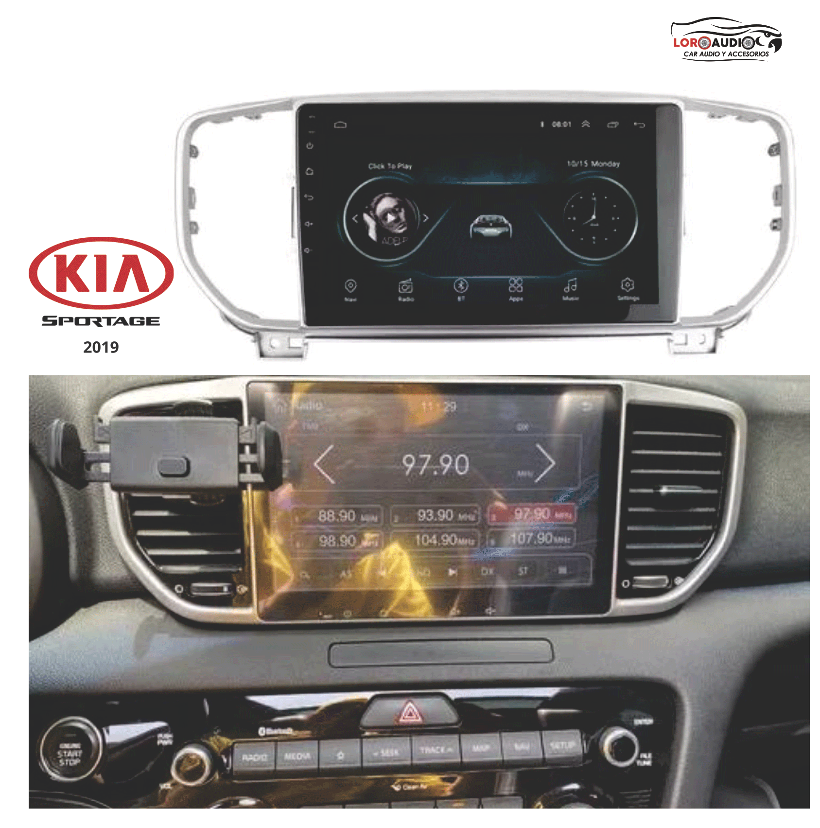Radio Kia Sportage 2019 Bogota Colombia